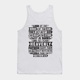 Matthew 6:26 Tank Top